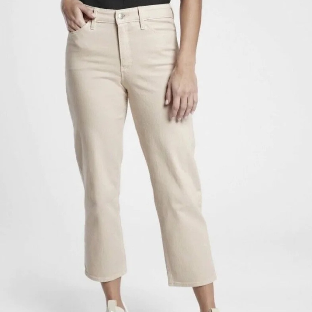 NWT Athleta Flex Straight Crop Jean